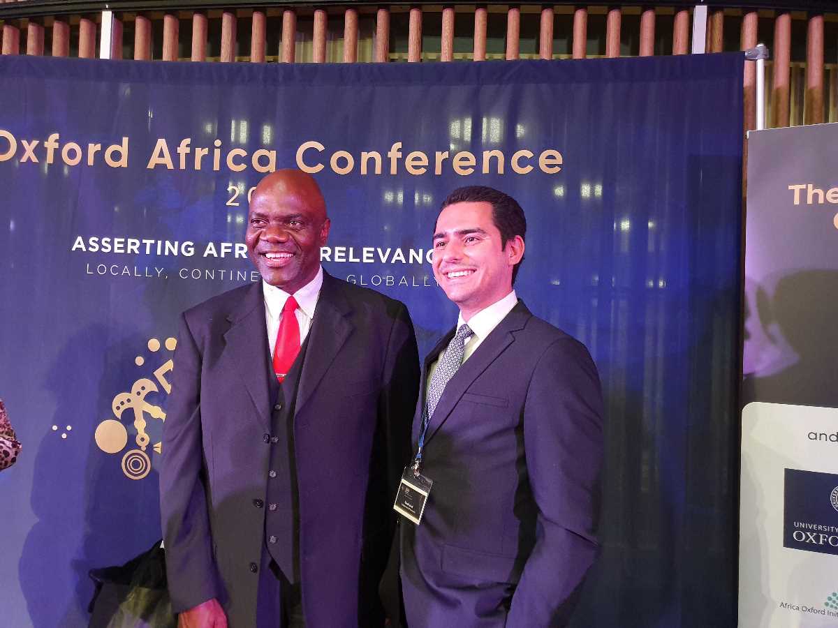 Our Managing Director Mr. Burak Unal with Mr. Arthur Mutambara, Former Deputy Prime Minister of Zimbabwe at Oxford Africa Conference. oxford africa conference