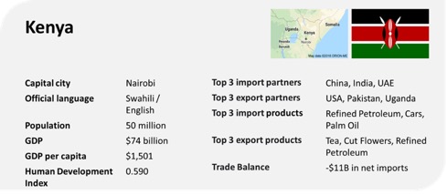 kenya profile trade gdp export import