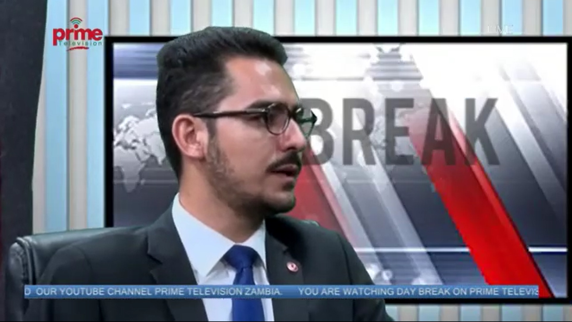 Mr. Burak Unal attended a live broadcast on Prime TV Zambia regarding the SADC Entrepreneurship Conference. Mr. Burak Unal attended a live broadcast on Prime TV Zambia regarding the SADC Entrepreneurship Conference.